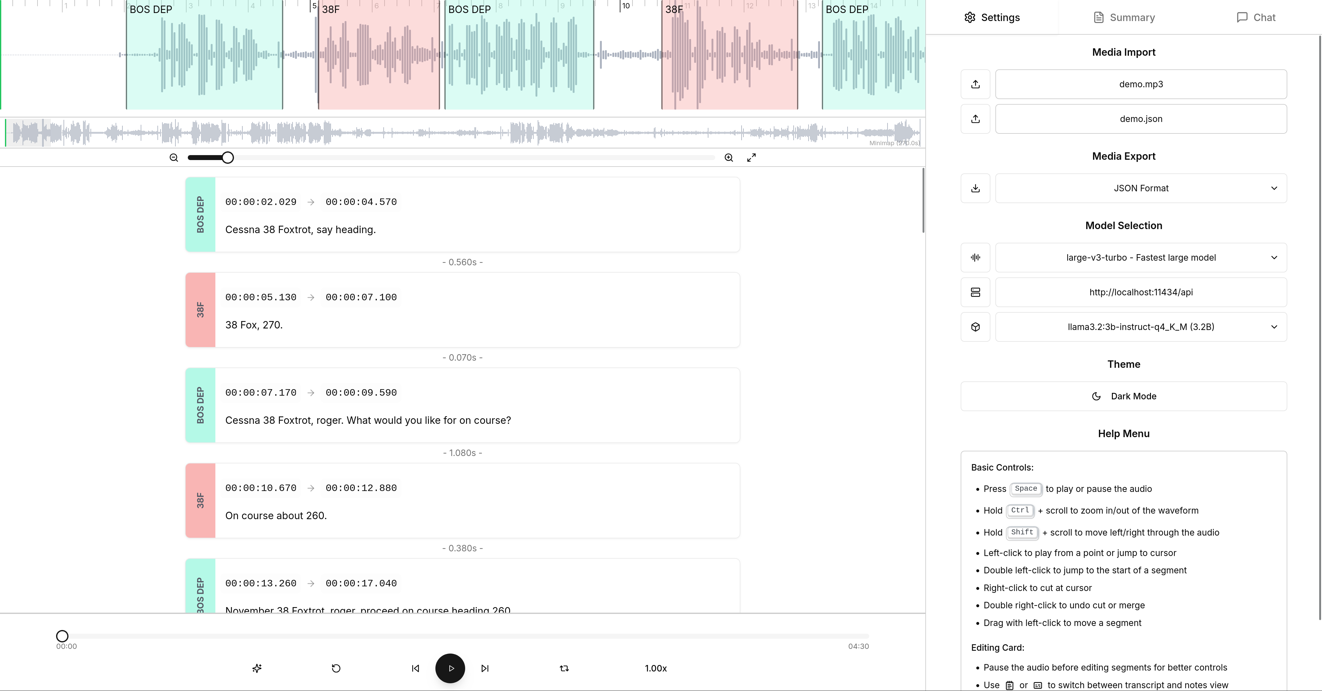Application Interface